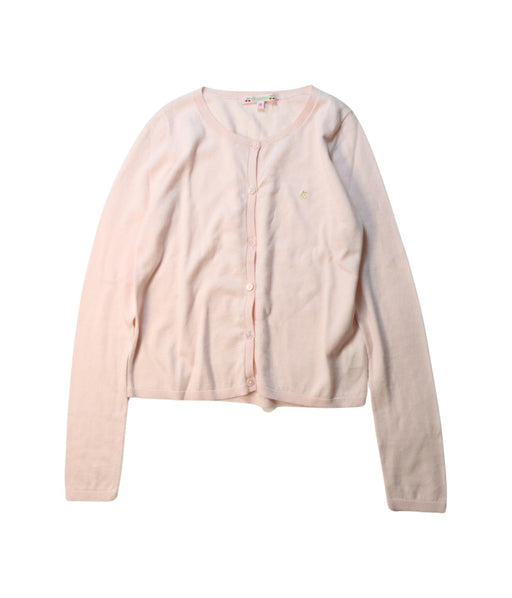 A Pink Cardigans from Bonpoint in size 10Y for girl. (Front View)
