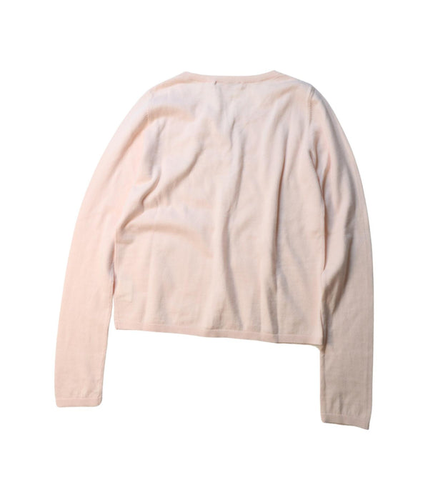 A Pink Cardigans from Bonpoint in size 10Y for girl. (Back View)