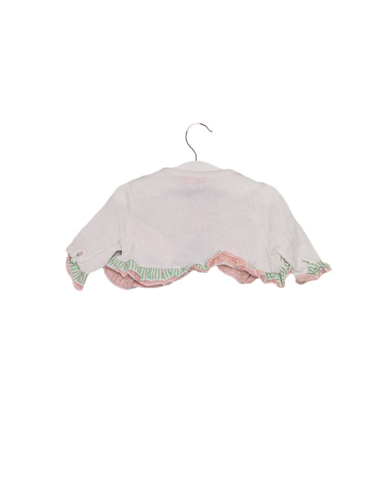 A White Cardigans from Nicholas & Bears in size 6-12M for girl. (Back View)
