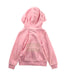 A Pink Zippered Sweatshirts from Juicy Couture in size 3T for girl. (Back View)