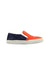 A Blue Slip Ons from Jacadi in size 4T for girl. (Front View)