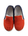 A Blue Slip Ons from Jacadi in size 3T for girl. (Back View)
