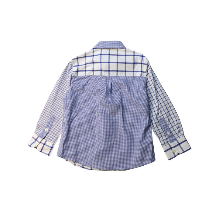 A Blue Long Sleeve Shirts from Nicholas & Bears in size 3T for boy. (Back View)