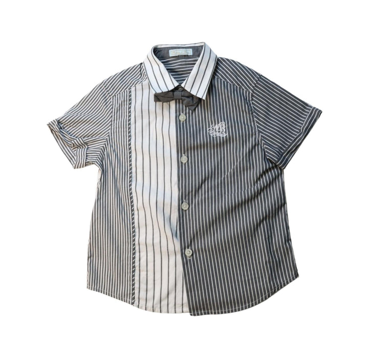 A Black Short Sleeve Shirts from Nicholas & Bears in size 3T for boy. (Front View)