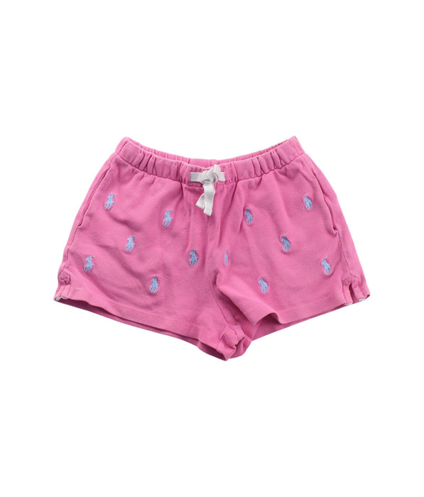 A Pink Shorts from Polo Ralph Lauren in size 5T for girl. (Front View)