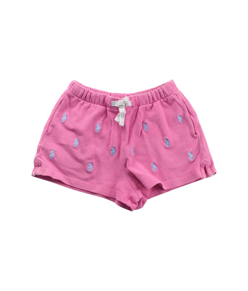 A Pink Shorts from Polo Ralph Lauren in size 5T for girl. (Front View)
