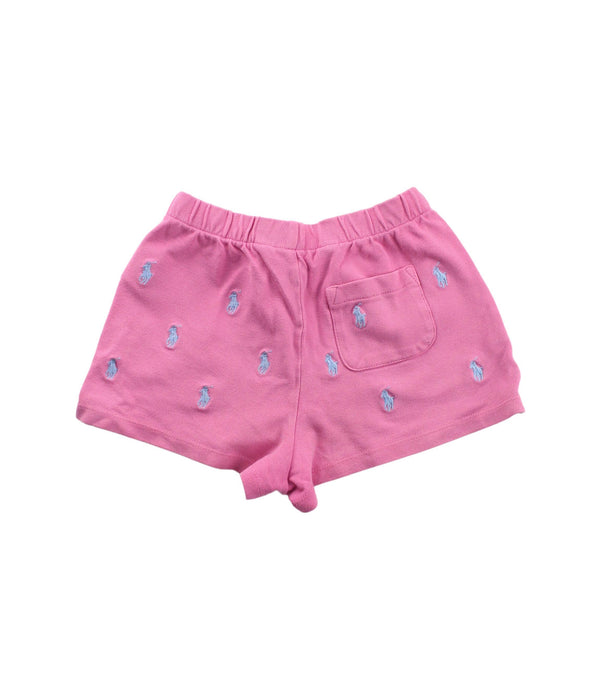A Pink Shorts from Polo Ralph Lauren in size 5T for girl. (Back View)