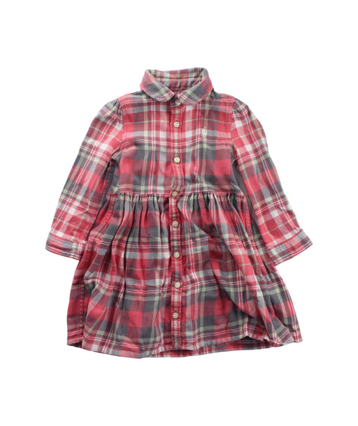 A Grey Long Sleeve Dresses from Ralph Lauren in size 12-18M for girl. (Front View)