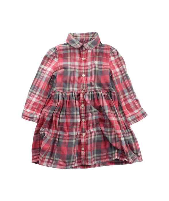 A Grey Long Sleeve Dresses from Ralph Lauren in size 12-18M for girl. (Front View)