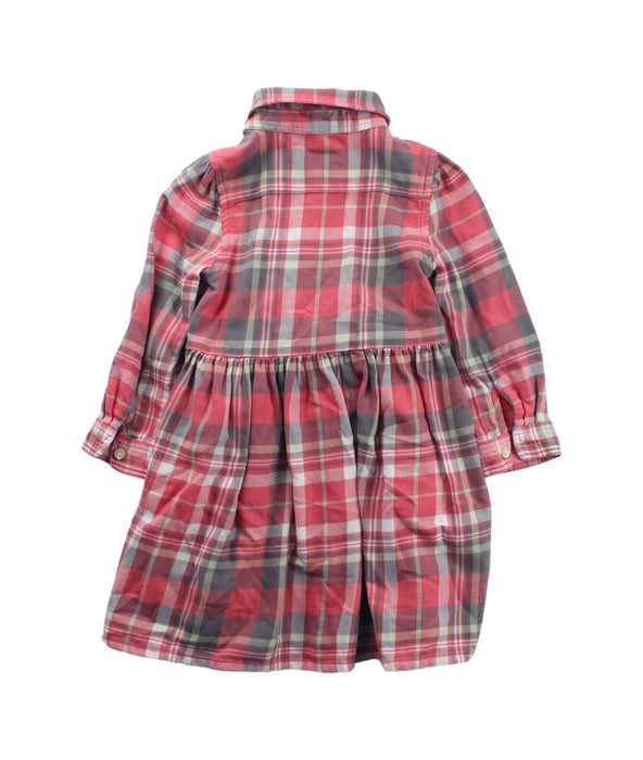 A Grey Long Sleeve Dresses from Ralph Lauren in size 12-18M for girl. (Back View)