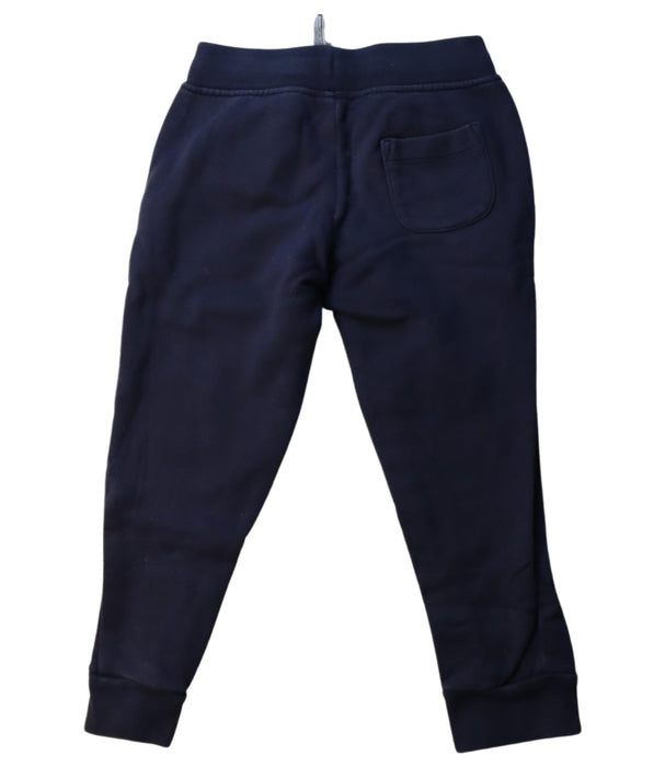 A Navy Sweatpants from Petit Bateau in size 4T for girl. (Back View)