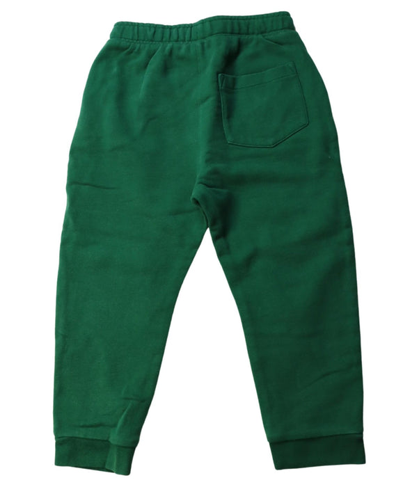 A Green Sweatpants from Petit Bateau in size 6T for boy. (Back View)
