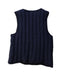 A Navy Outerwear Vests from Petit Bateau in size 6T for girl. (Back View)