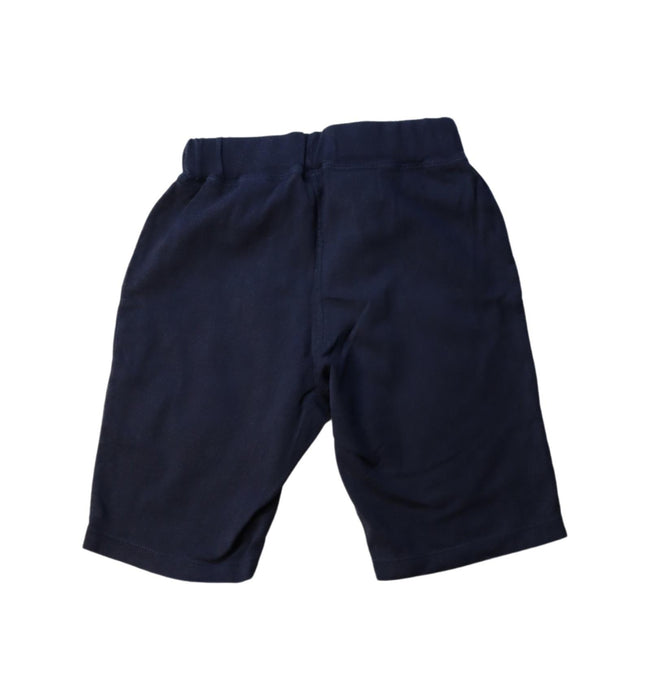 A Navy Shorts from Petit Bateau in size 6T for boy. (Back View)