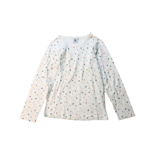 A Multicolour Long Sleeve T Shirts from Petit Bateau in size 8Y for girl. (Front View)