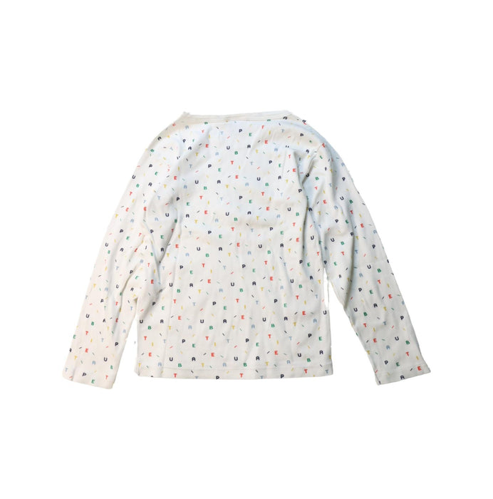 A Multicolour Long Sleeve T Shirts from Petit Bateau in size 8Y for girl. (Back View)