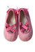 A Pink Flats from Jacadi in size 18-24M for girl. (Back View)