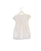 A White Short Sleeve Dresses from Special Day in size 2T for girl. (Back View)