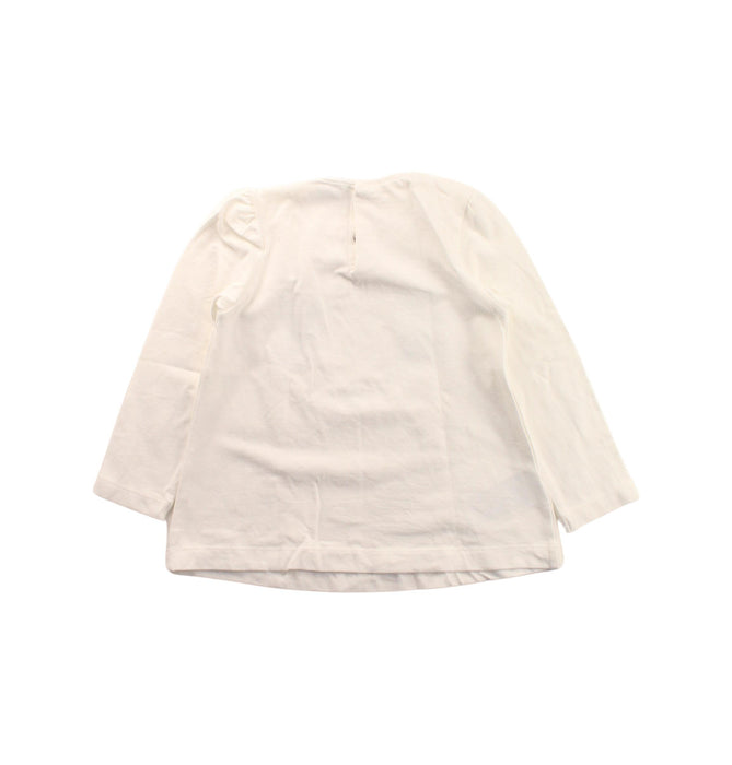 A White Long Sleeve T Shirts from Mayoral in size 3T for girl. (Back View)