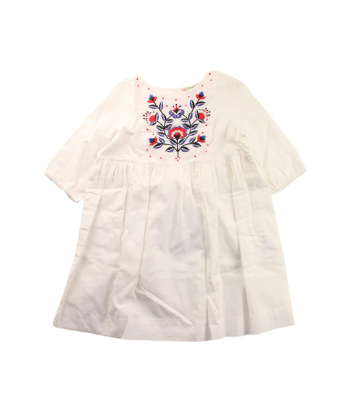A White Short Sleeve Dresses from Bonpoint in size 3T for girl. (Front View)