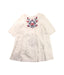 A White Short Sleeve Dresses from Bonpoint in size 3T for girl. (Front View)
