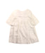 A White Short Sleeve Dresses from Bonpoint in size 3T for girl. (Back View)