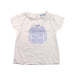 A White Short Sleeve T Shirts from Jacadi in size 3T for girl. (Front View)