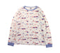 A White Pyjama Sets from Petit Bateau in size 12Y for boy. (Front View)