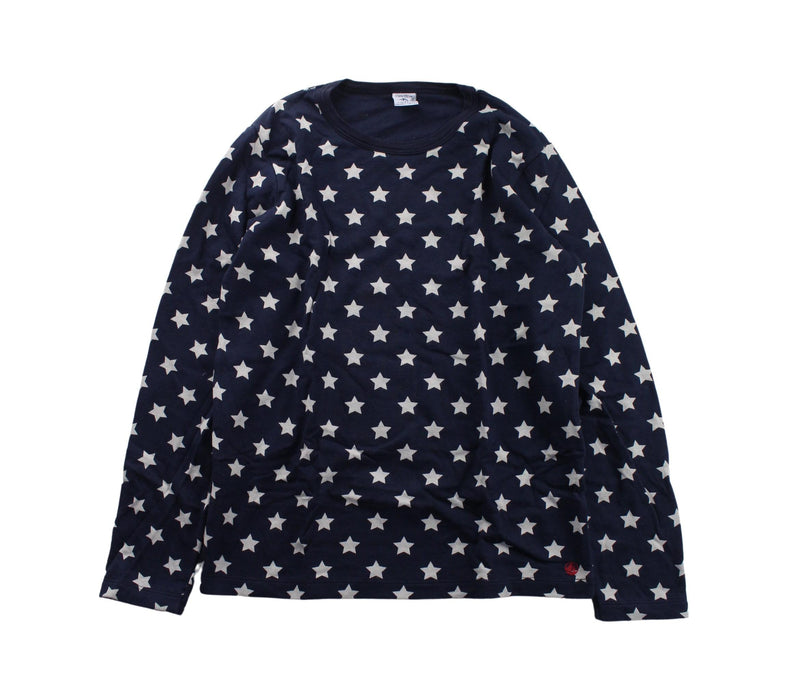 A Blue Pyjama Sets from Petit Bateau in size 12Y for girl. (Front View)