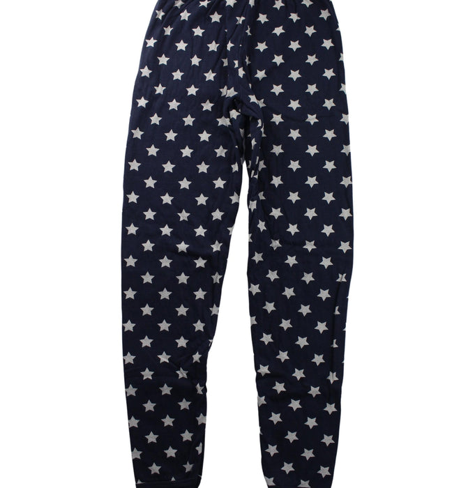 A Blue Pyjama Sets from Petit Bateau in size 12Y for girl. (Back View)