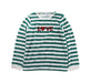 A Green Pyjama Sets from Petit Bateau in size 12Y for girl. (Front View)
