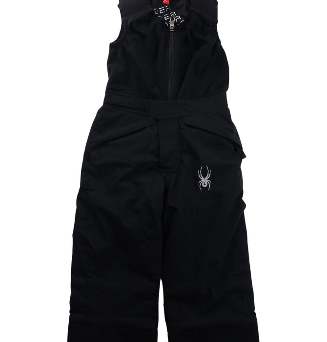 A Black Ski Pants & Salopettes from Spyder in size 3T for boy. (Front View)