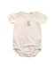 A White Short Sleeve Bodysuits from Kanz in size 3-6M for neutral. (Front View)