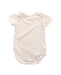 A White Short Sleeve Bodysuits from Kanz in size 0-3M for neutral. (Back View)