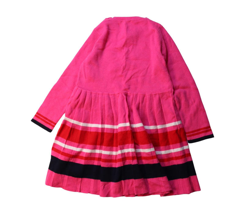 A Multicolour Sweater Dresses from Jacadi in size 4T for girl. (Back View)