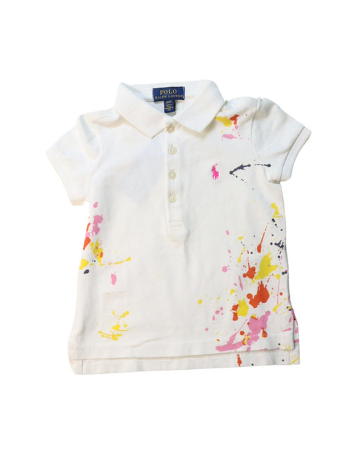 A Multicolour Short Sleeve Polos from Polo Ralph Lauren in size 2T for girl. (Front View)