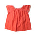 A Orange Short Sleeve Tops from Bonpoint in size 4T for girl. (Front View)