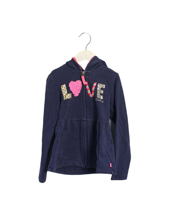 A Navy Lightweight Jackets from Billieblush in size 10Y for girl. (Front View)