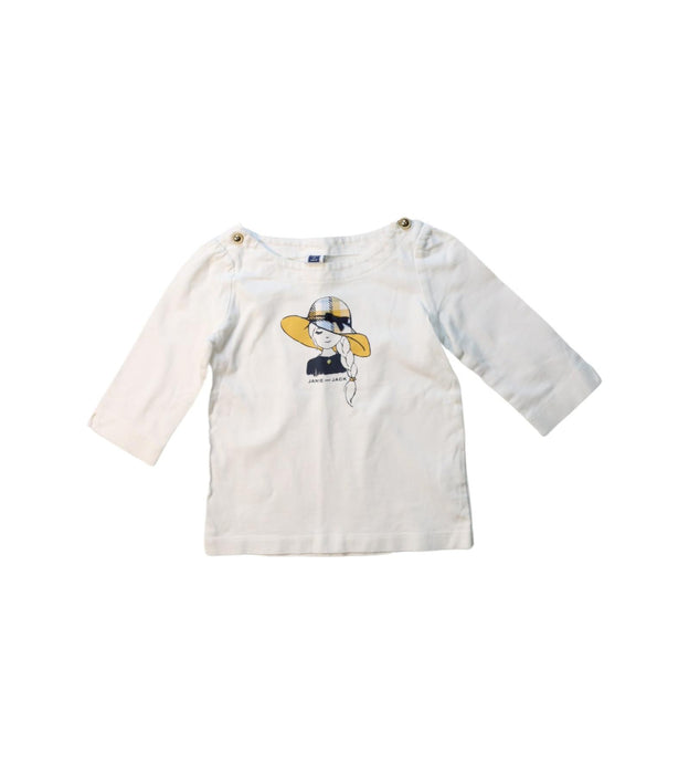 A Multicolour Long Sleeve T Shirts from Janie & Jack in size 2T for girl. (Front View)