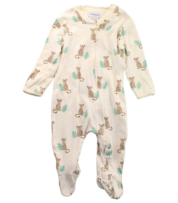 A White Onesies from Jojo Maman Bébé in size 3-6M for neutral. (Front View)