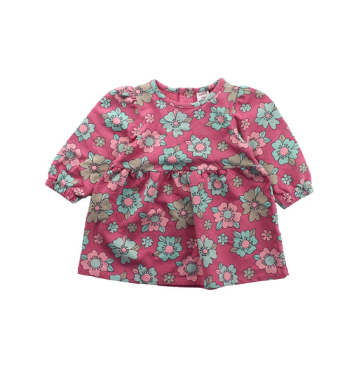 A Pink Long Sleeve Dresses from Seed in size 12-18M for girl. (Front View)