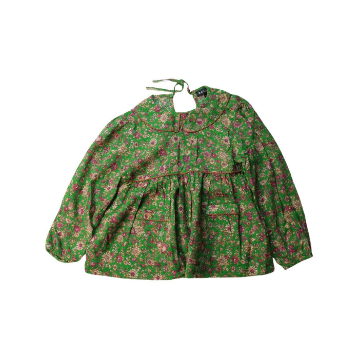 A Multicolour Long Sleeve Tops from Bonjour in size 6T for girl. (Front View)