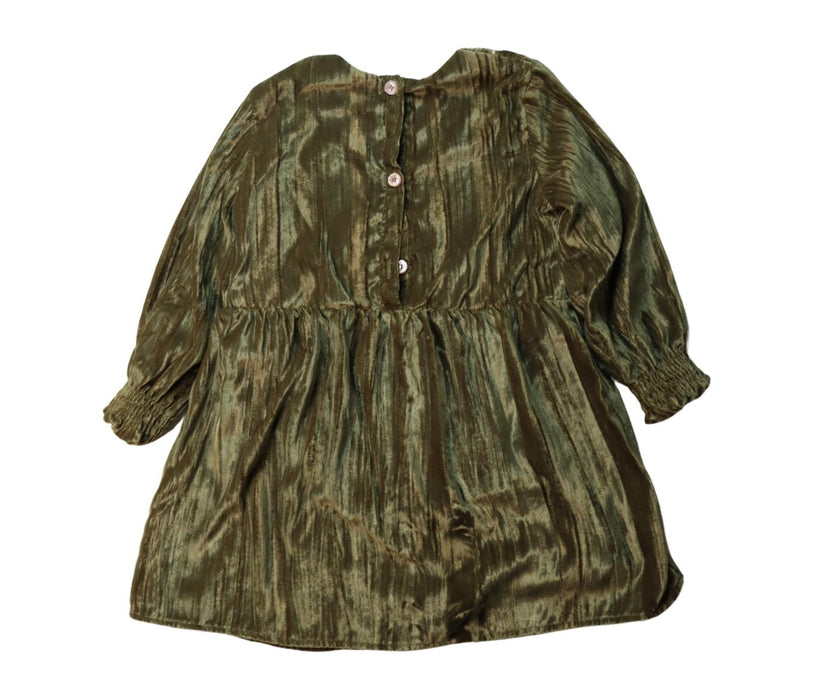A Multicolour Long Sleeve Dresses from Louise Misha in size 3T for girl. (Back View)