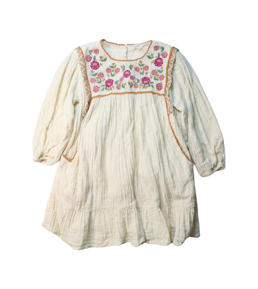A Multicolour Long Sleeve Dresses from Louise Misha in size 6T for girl. (Front View)