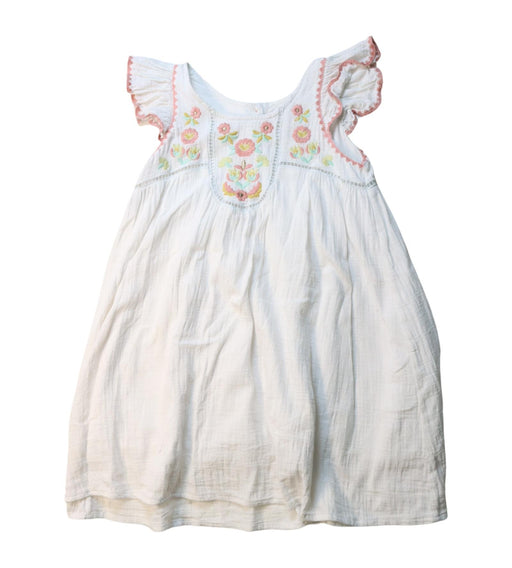 A Multicolour Short Sleeve Dresses from Louise Misha in size 6T for girl. (Front View)