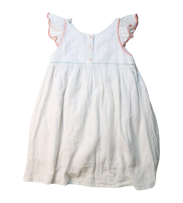 A Multicolour Short Sleeve Dresses from Louise Misha in size 6T for girl. (Back View)