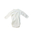 A White Long Sleeve Bodysuits from Petit Bateau in size 0-3M for neutral. (Back View)