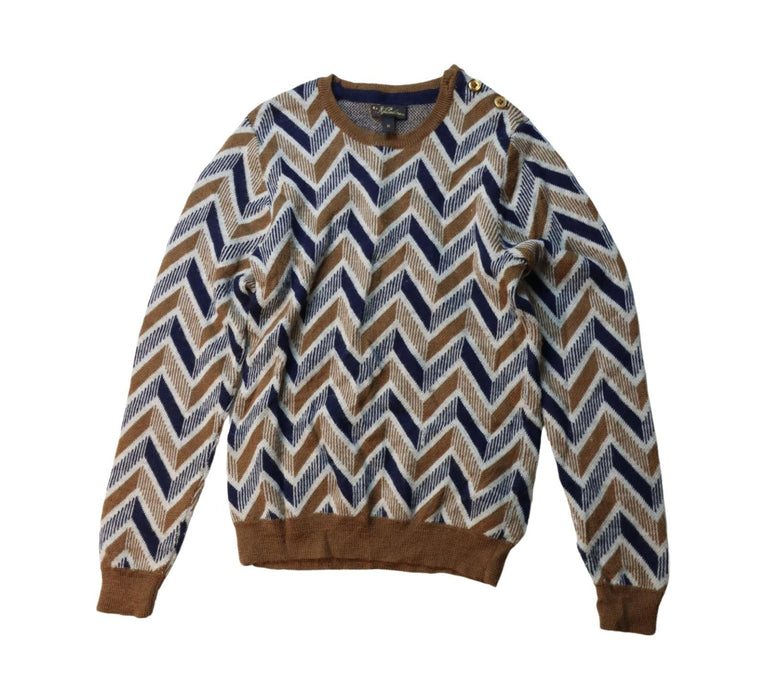 A Multicolour Knit Sweaters from Velveteen in size 7Y for girl. (Front View)