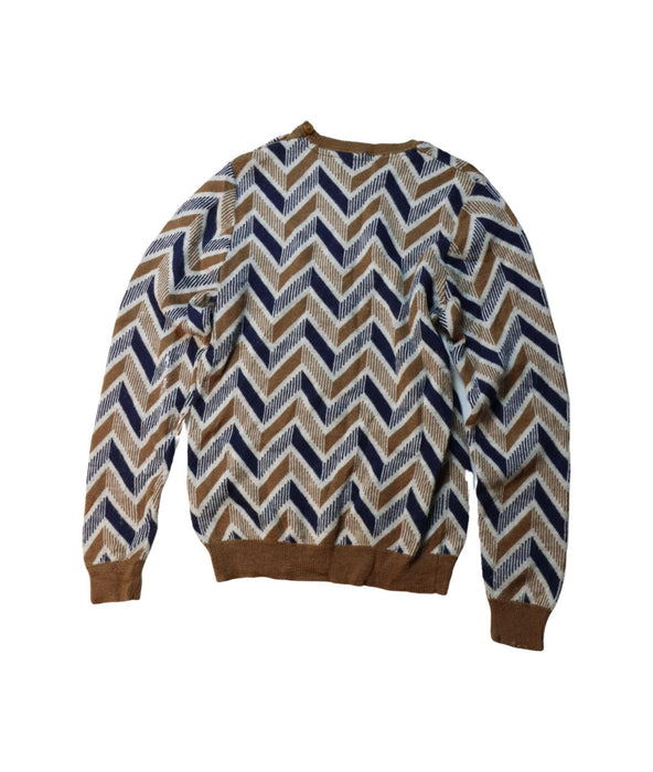 A Multicolour Knit Sweaters from Velveteen in size 7Y for girl. (Back View)