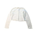 A White Cardigans from Jacadi in size 6T for girl. (Back View)